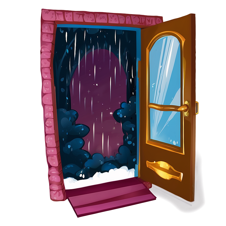 Magical Open Door Scene Png Aqr46