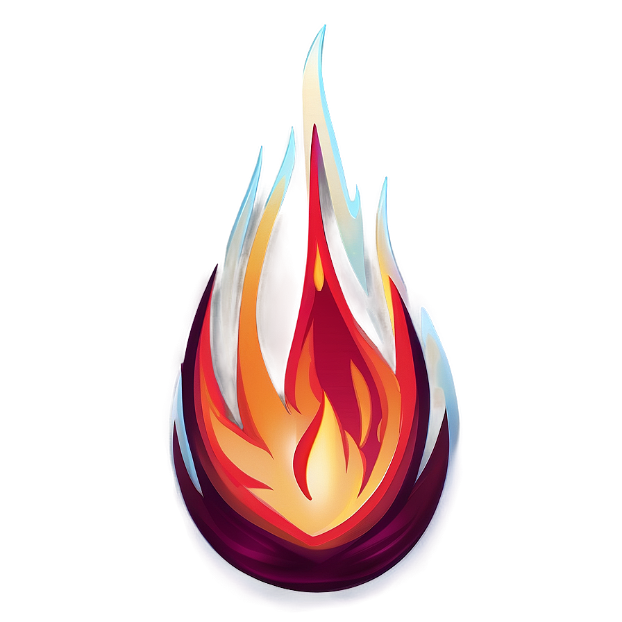 Magical Red Fire Glow Png 39