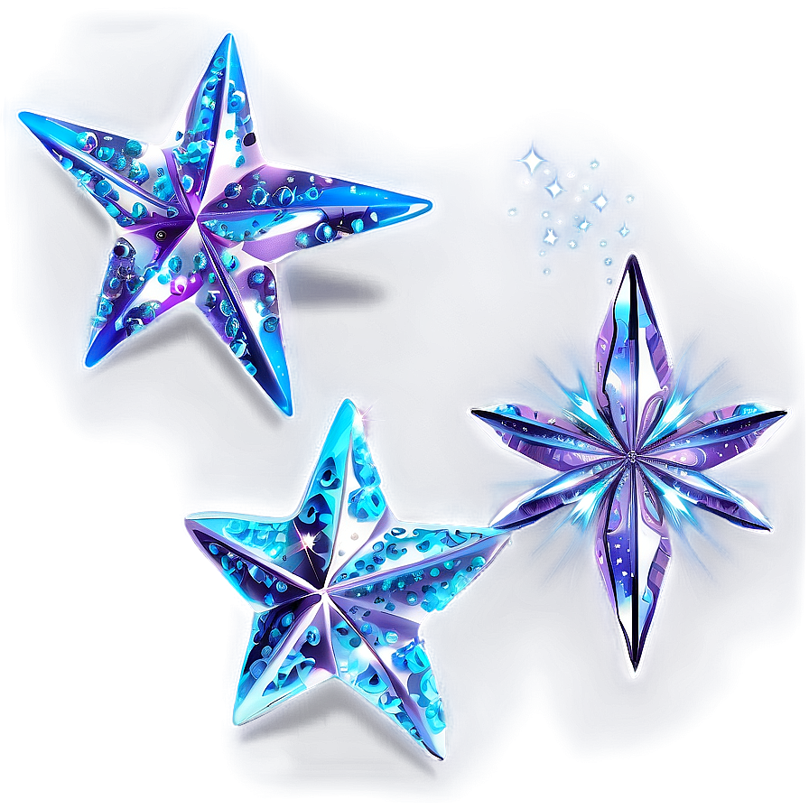 Magical Sparkle Stars Png 06252024