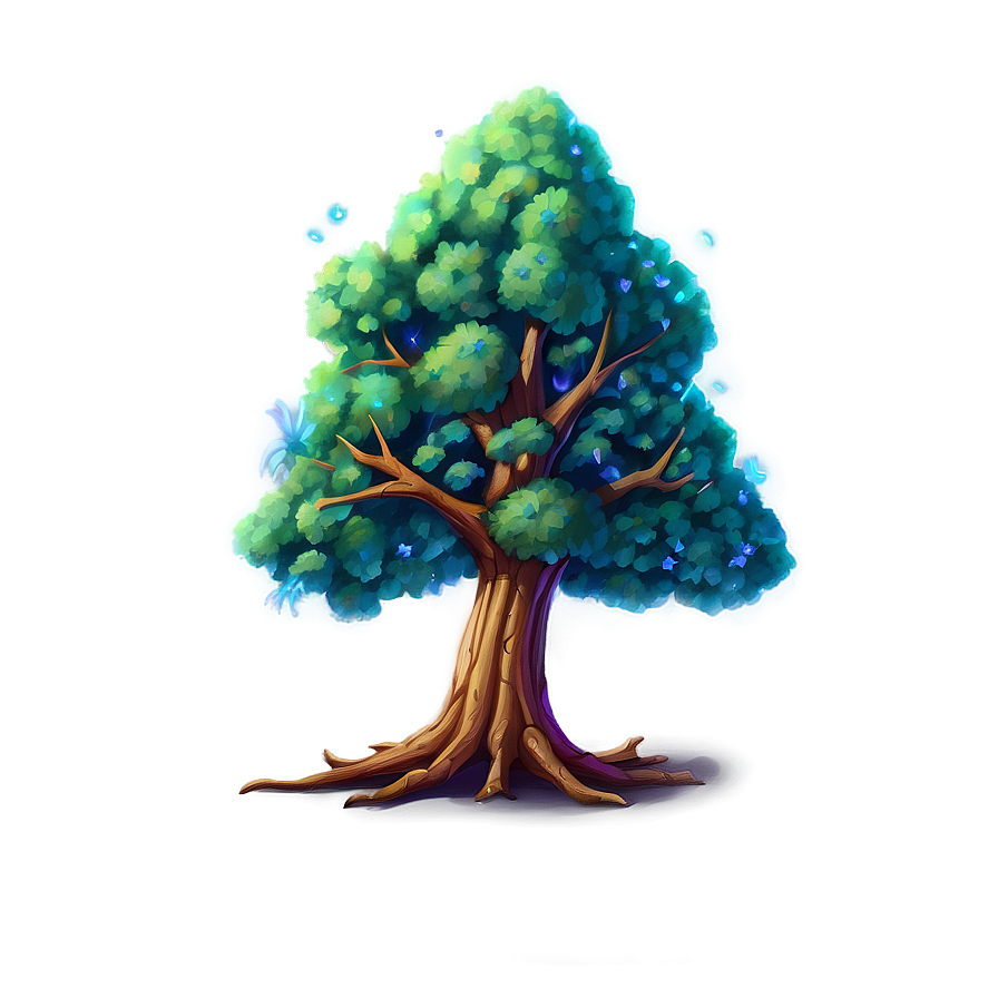 Magical Tree Illustration Png 57