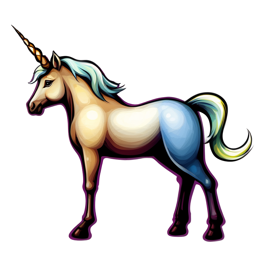 Magical Unicorn Graphic Png Raa17