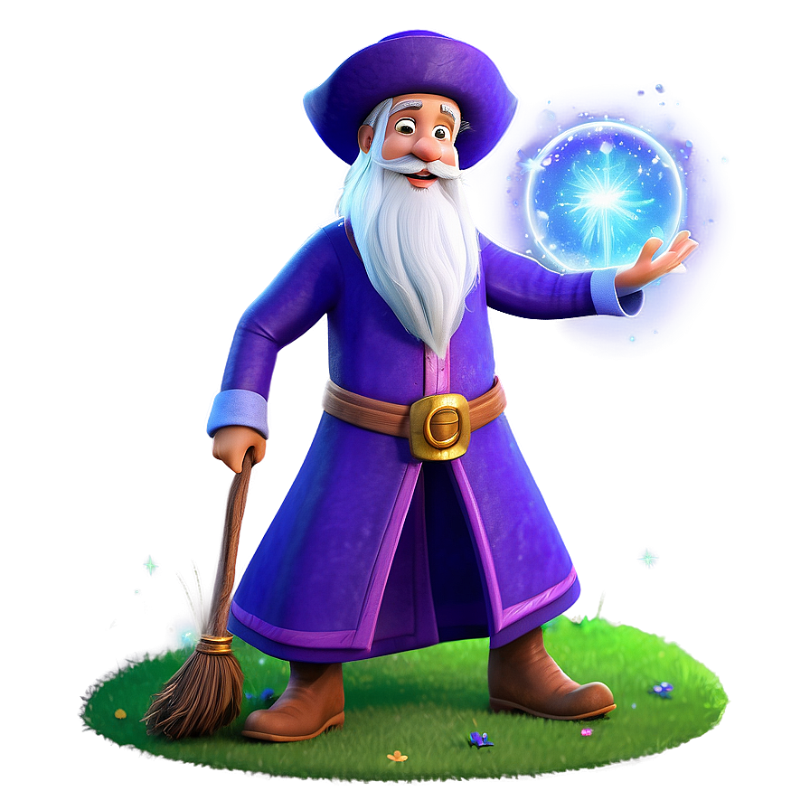 Magical Wizard Cartoon Character Png Fmd