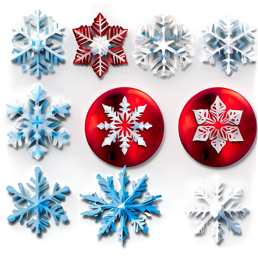 Magical Xmas Snowflakes Png Rkf