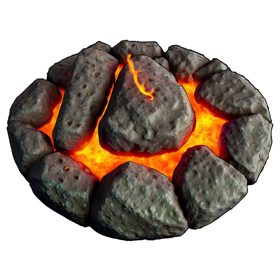 Magma And Rocks Png Qdf14