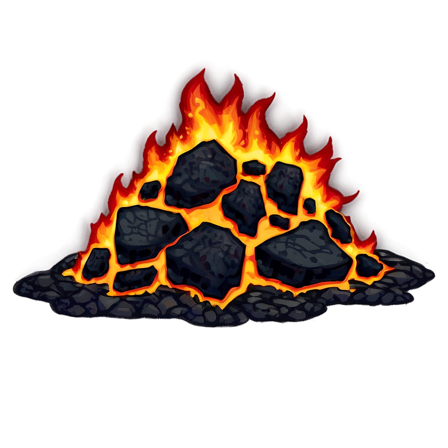 Magma Burning Lava Png Tud