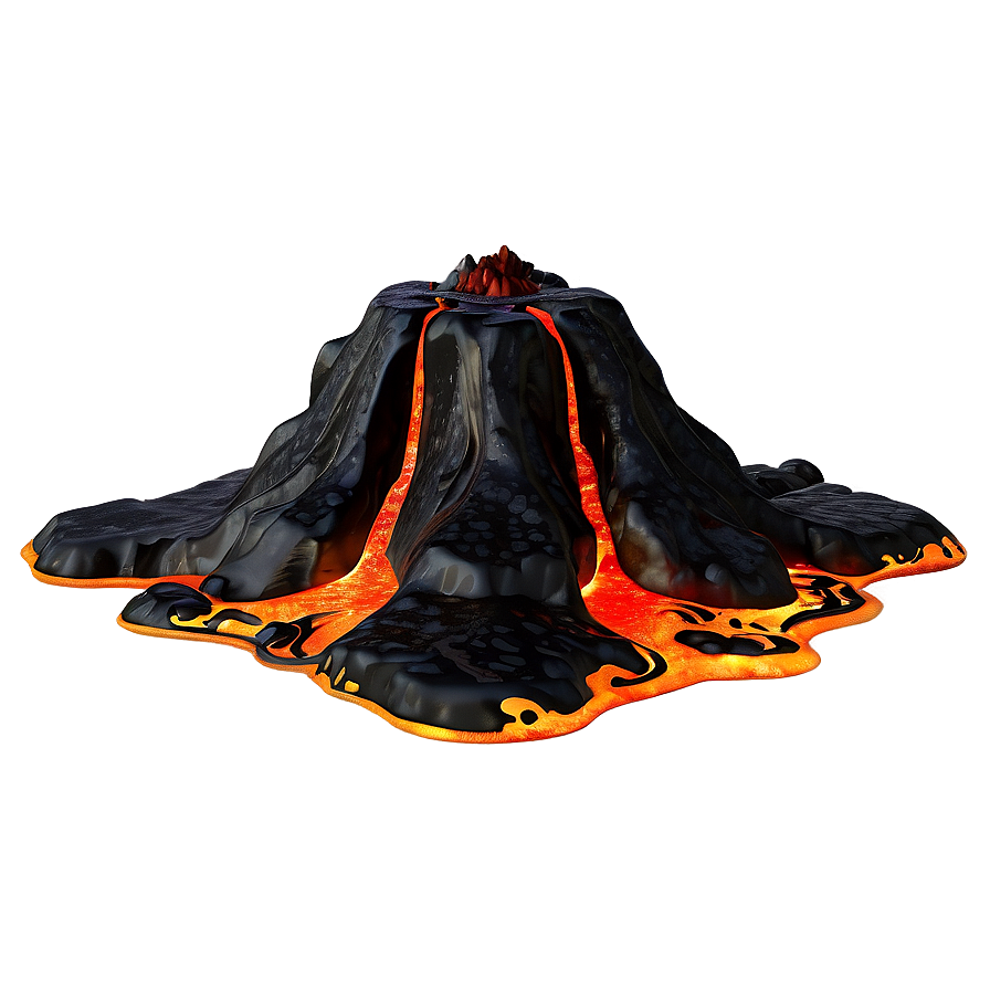 Magma Flow Lava Png 62