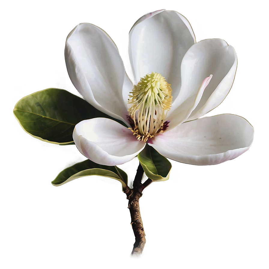 Magnolia Botanical Print Png Vky69