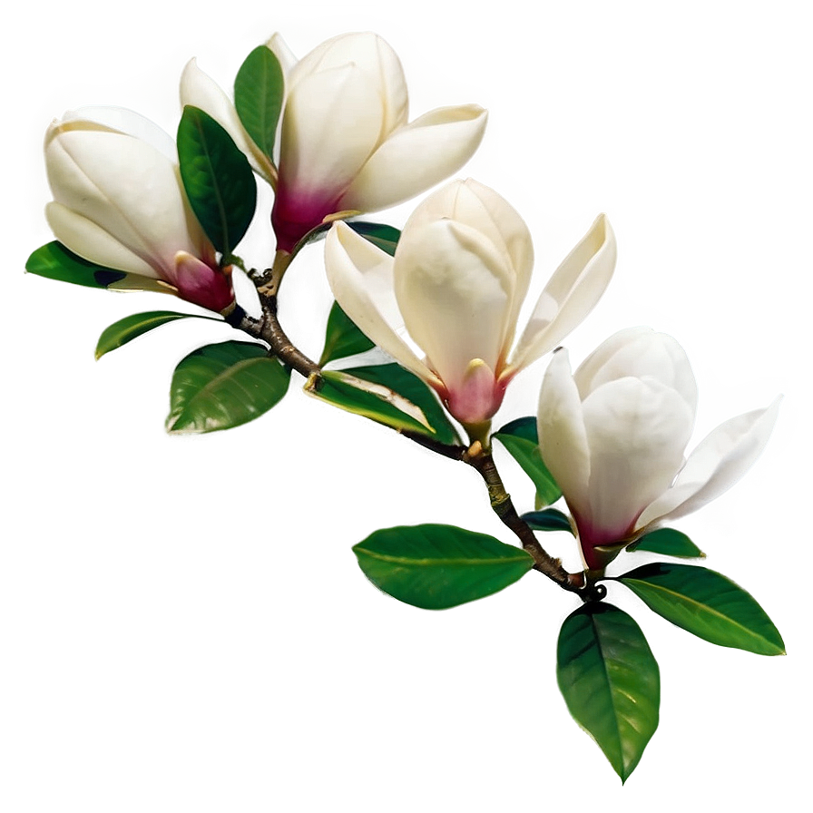 Magnolia Flower Arrangement Png 06252024