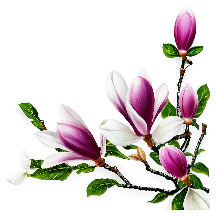 Magnolia Flower Background Png 99