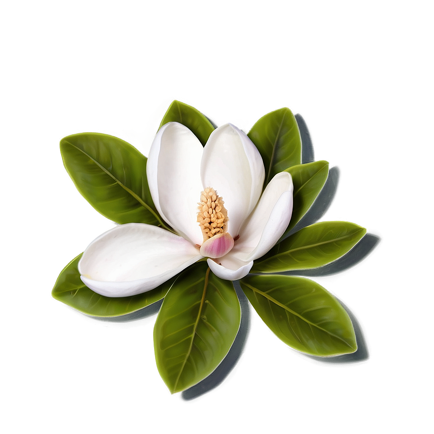 Magnolia Flower Greeting Png 31