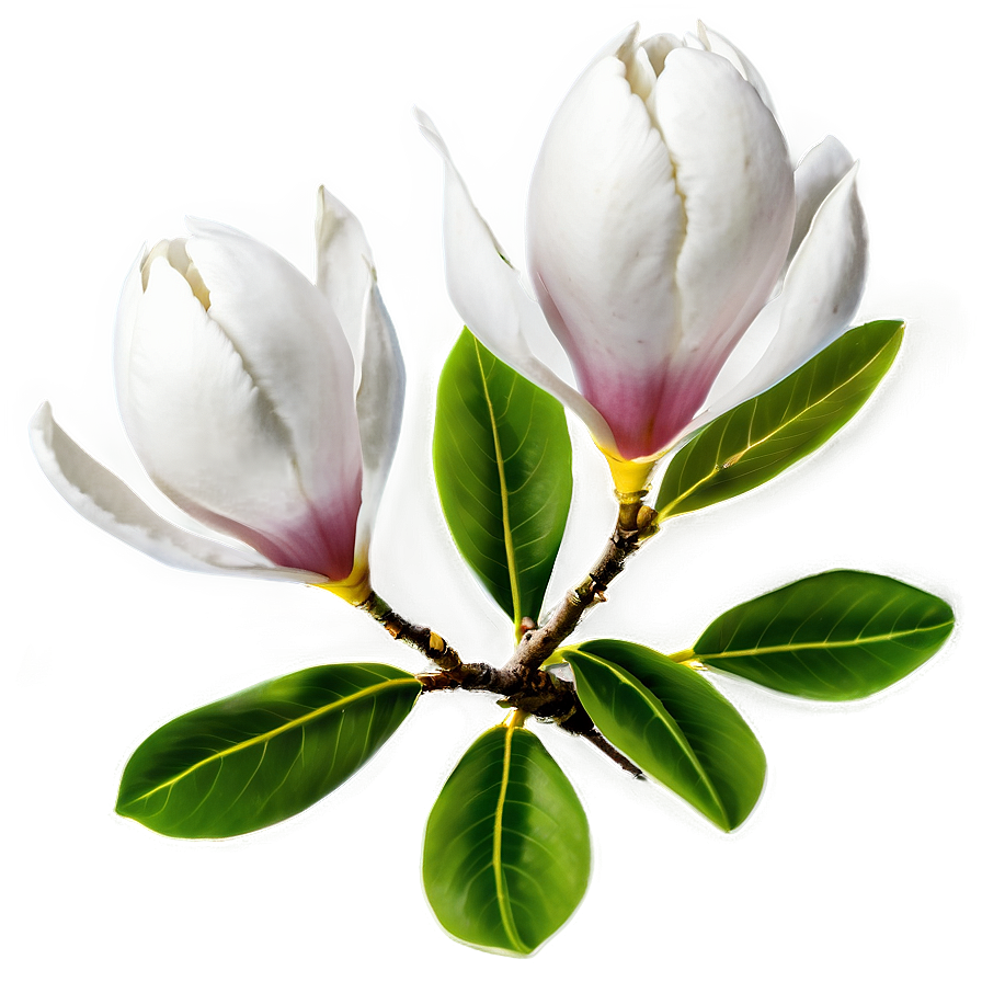 Magnolia Flower Landscape Png Sef52