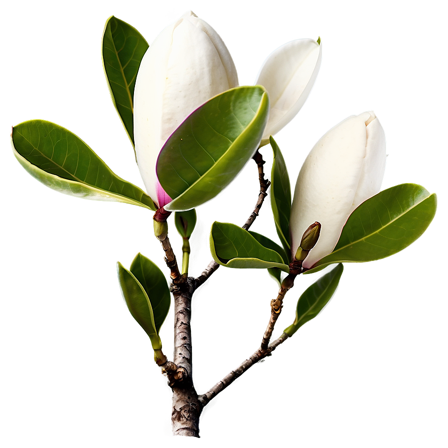 Magnolia In Wild Nature Png Dga