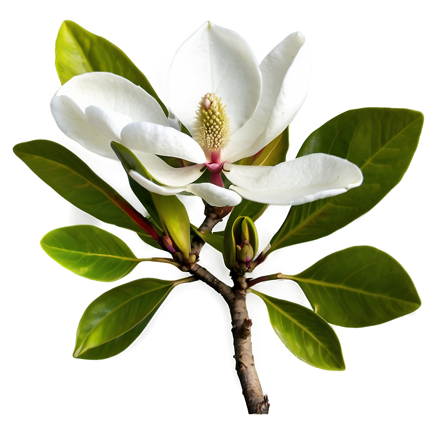 Magnolia In Wild Nature Png Rfw61