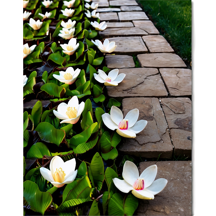 Magnolia Petal Pathway Png Khb3