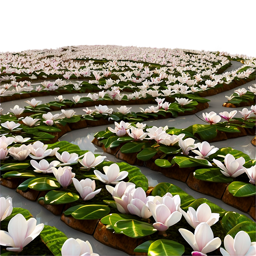 Magnolia Petal Pathway Png Lfc