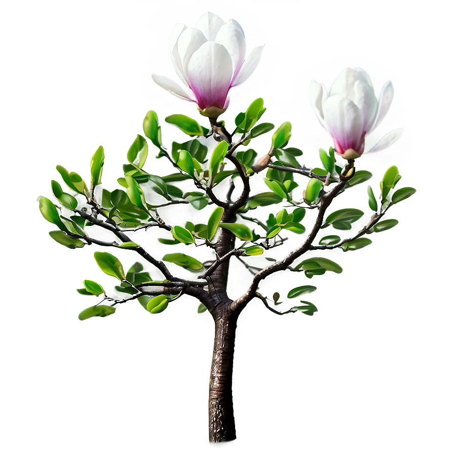 Magnolia Tree In Bloom Png Bfx97