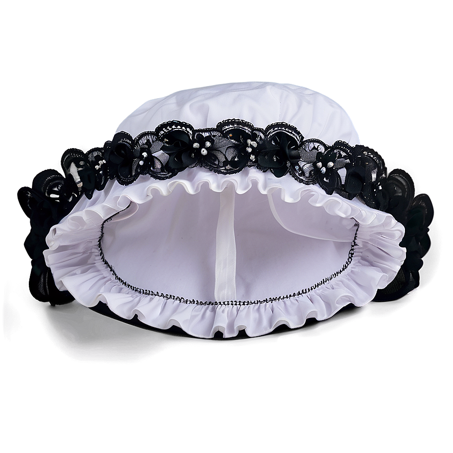 Maid Hat With Lace Png 06292024