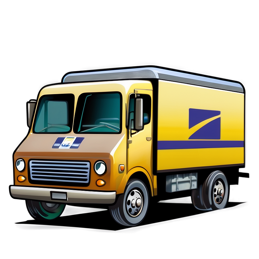 Mail Delivery Truck Clipart Png 06282024