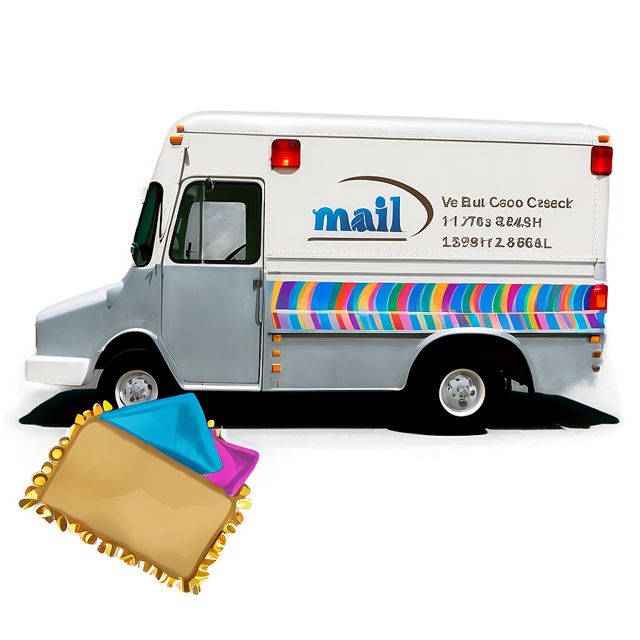 Mail Delivery Truck Clipart Png Slh