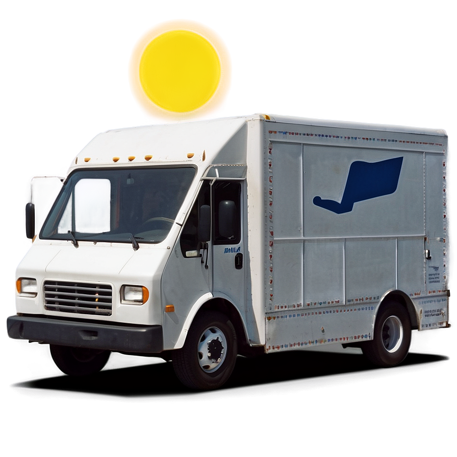 Mail Truck Under The Sun Png Ipw20