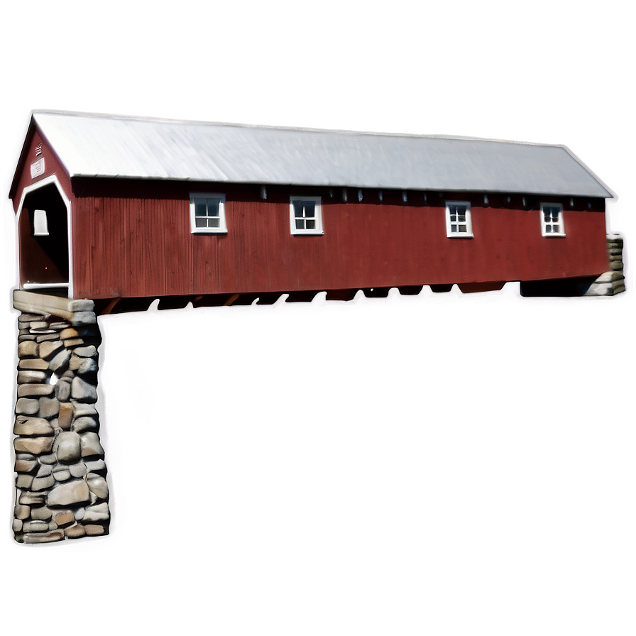 Maine Covered Bridge Charm Png 63