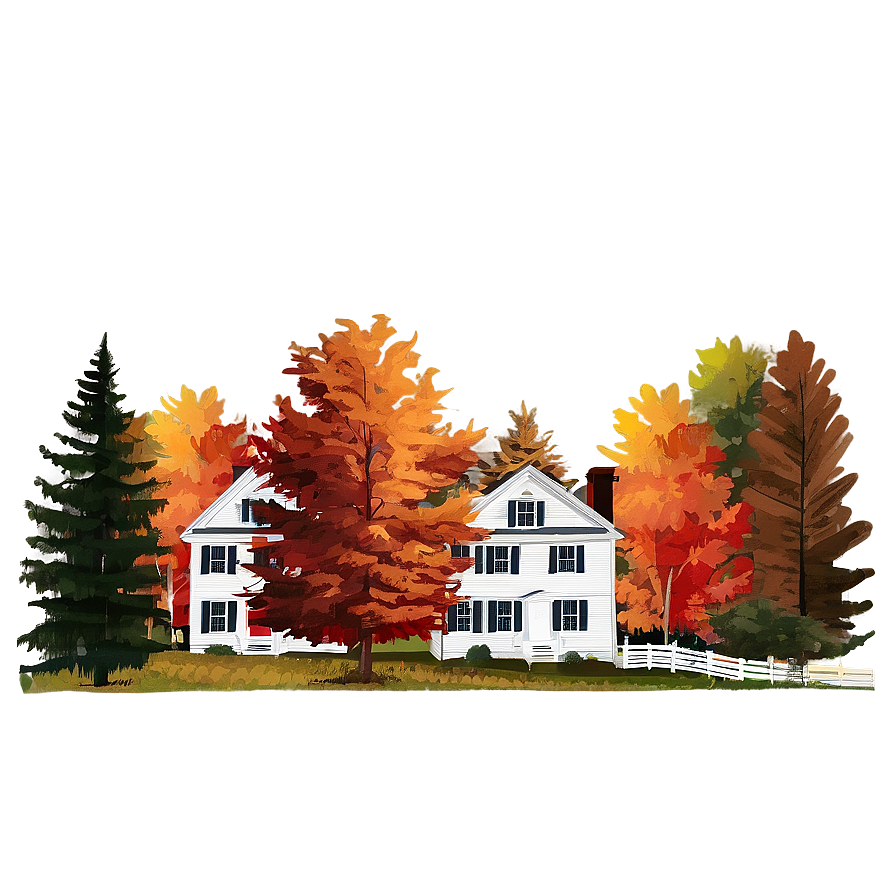 Maine Fall Foliage Splendor Png Jbn63