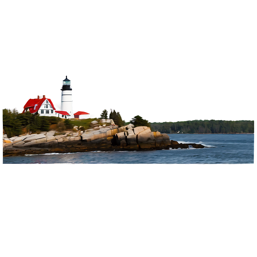 Maine Lighthouse View Png 80