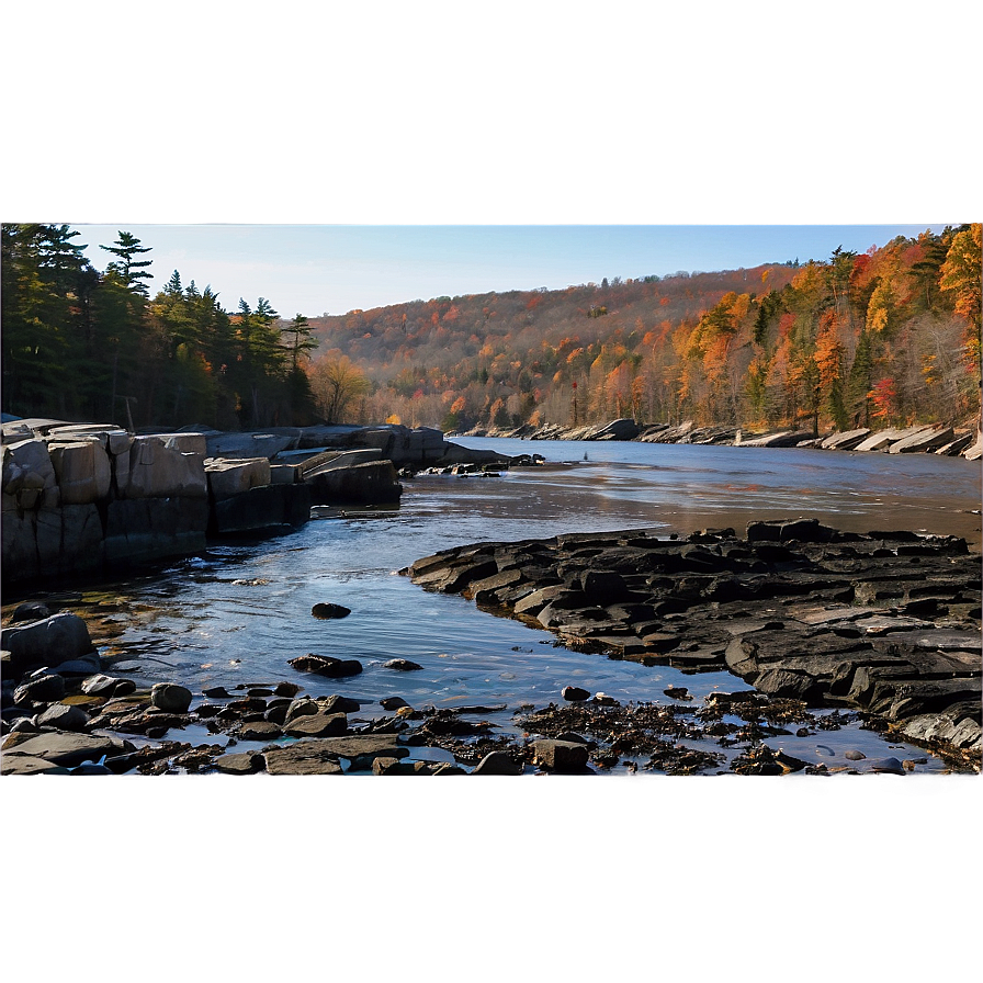 Maine's Rocky Shoreline Png 06202024