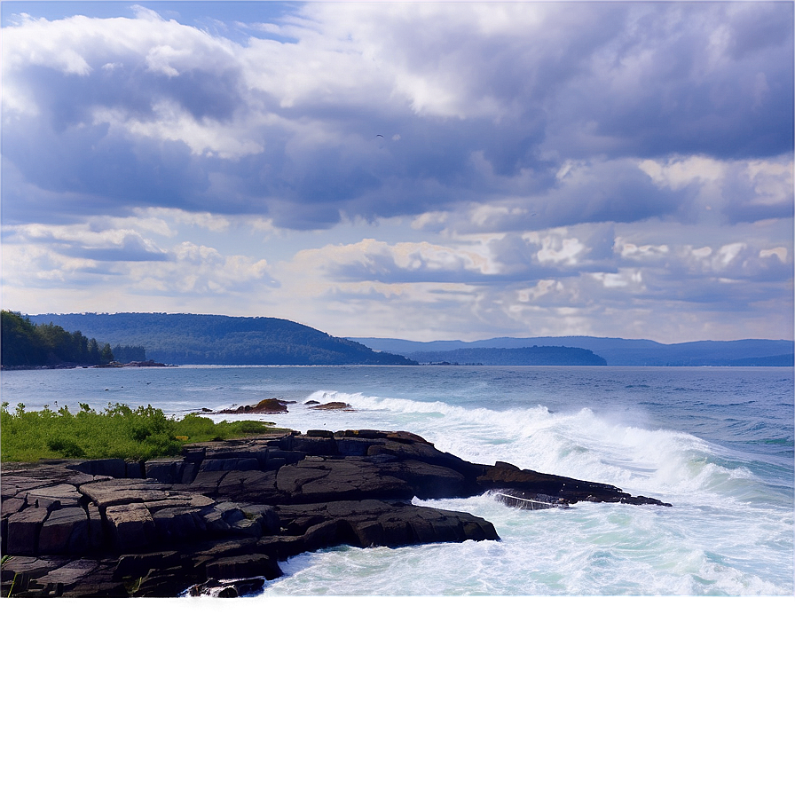 Maine's Spectacular Coastline Png Ppt8