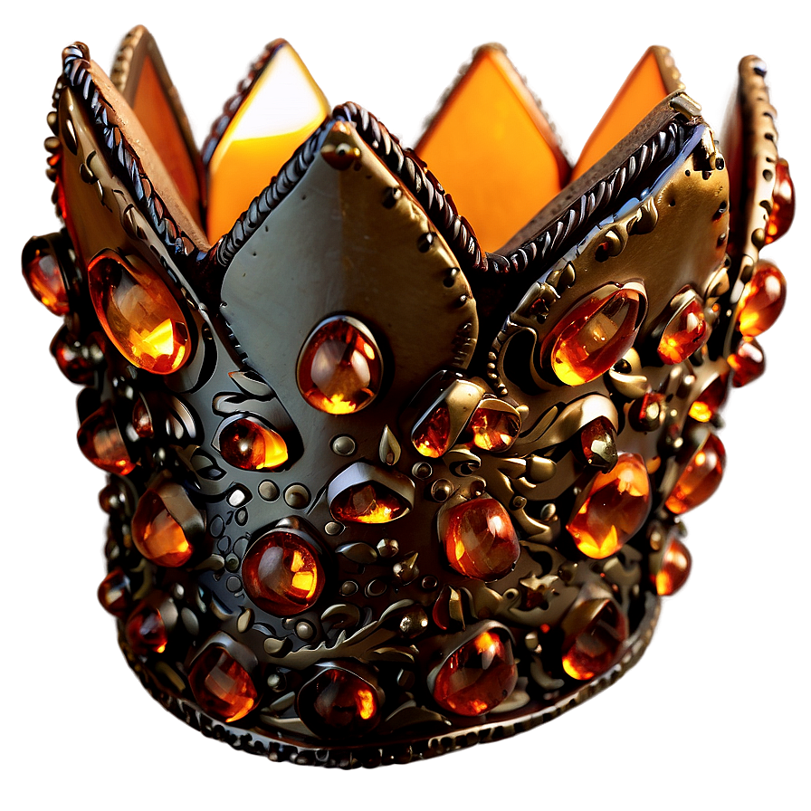 Majestic Amber Crown Png Dyb2