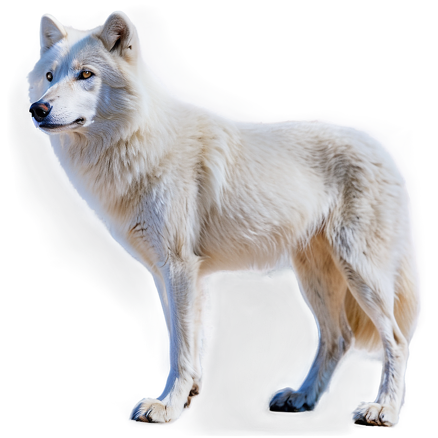 Majestic Arctic Wolf Png 06292024