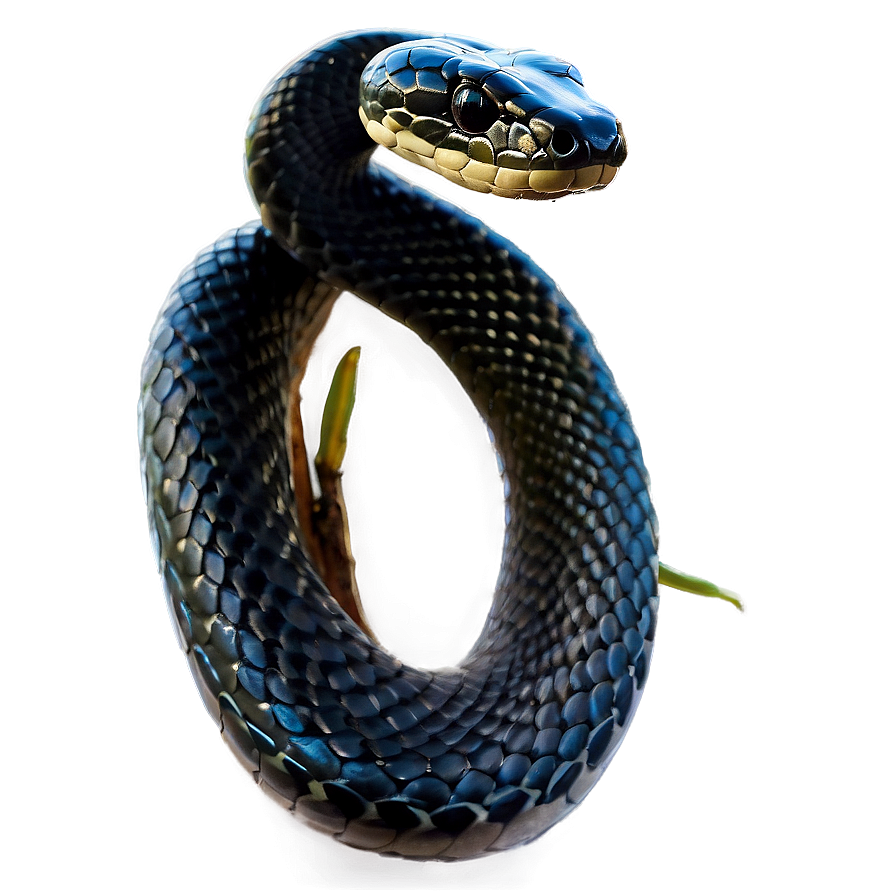 Majestic Black Snake Png 89