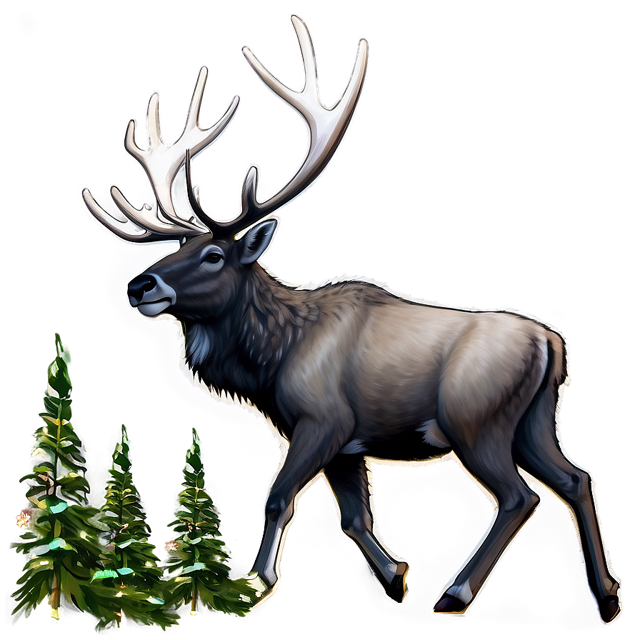 Majestic Caribou Png 10