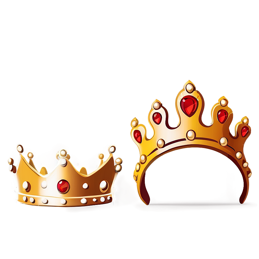 Majestic Cartoon Crown Png Vmw