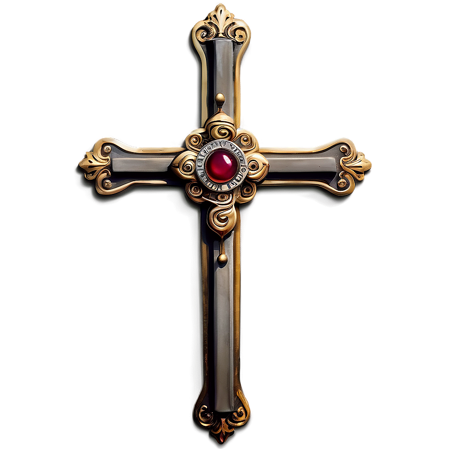 Majestic Catholic Cross Attribute Png Xmc