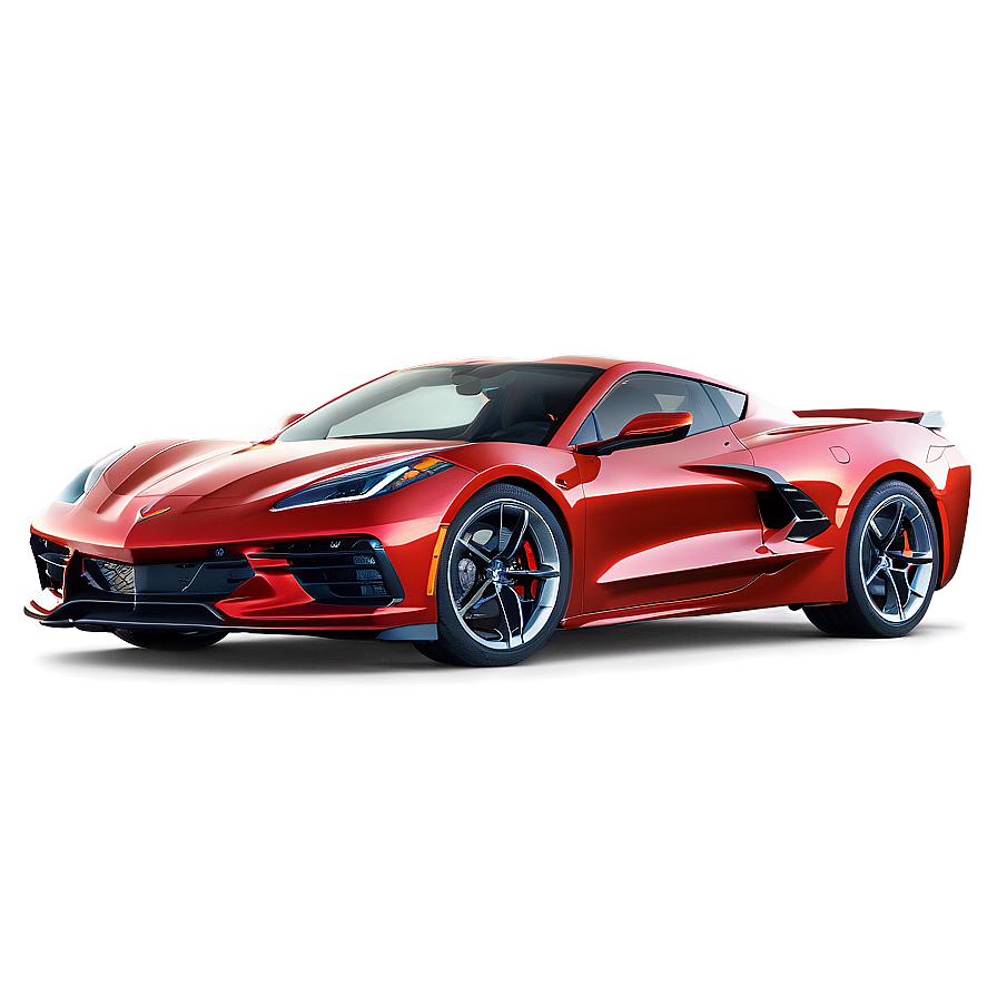 Majestic Corvette C8 Sunset View Png Alo