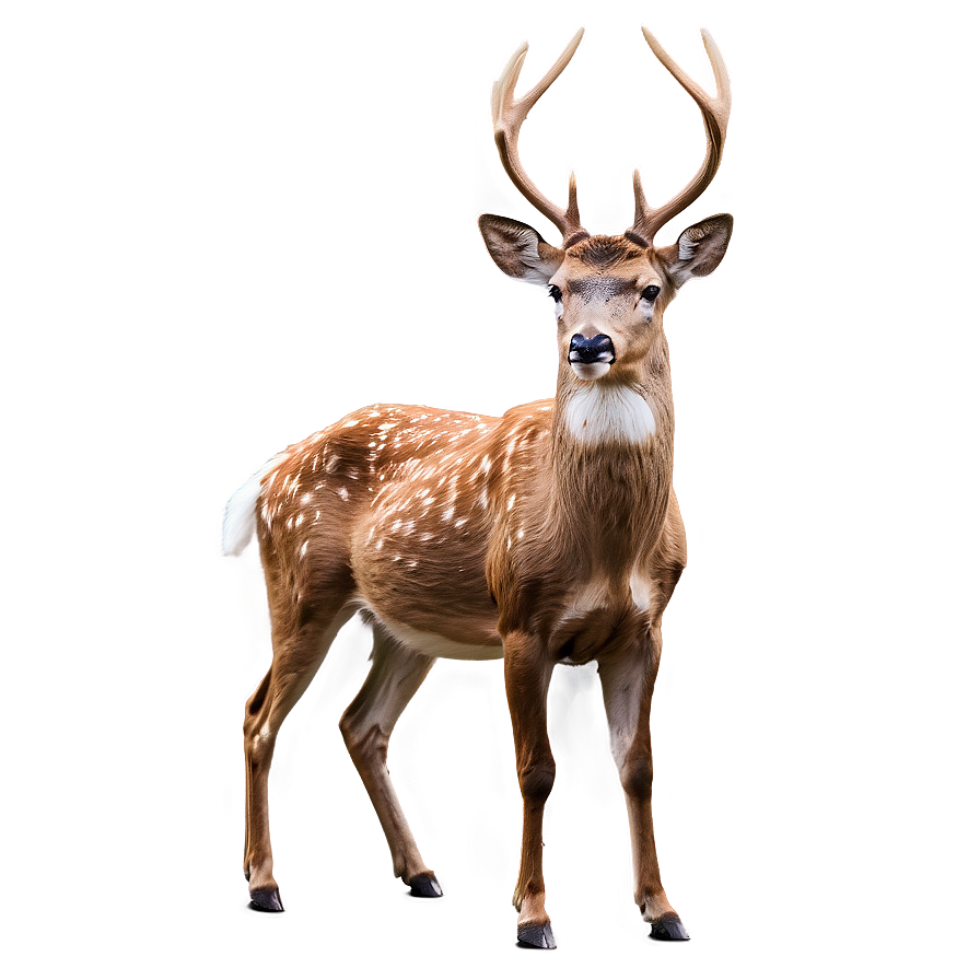 Majestic Deer Pose Png Dbe59