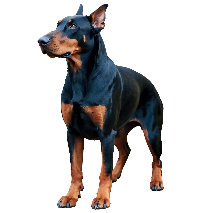 Majestic Doberman Png 12