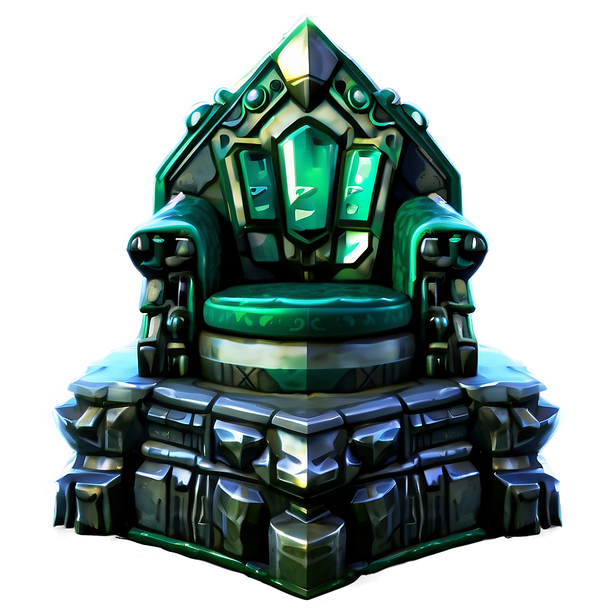 Majestic Emerald Throne Png 10