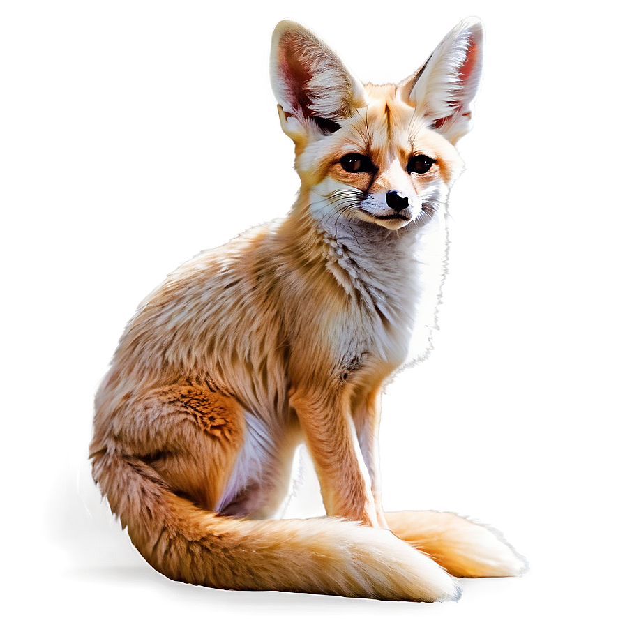 Majestic Fennec Fox Standing Png 33