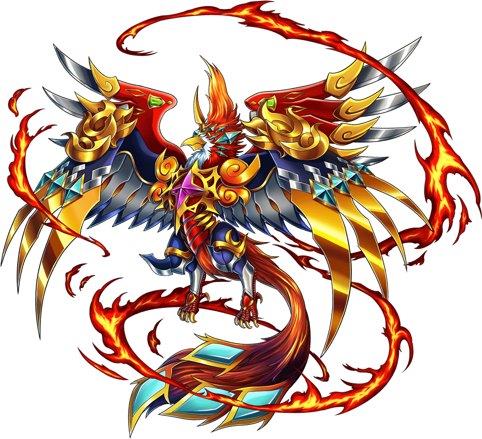 Majestic Flame Phoenix Art