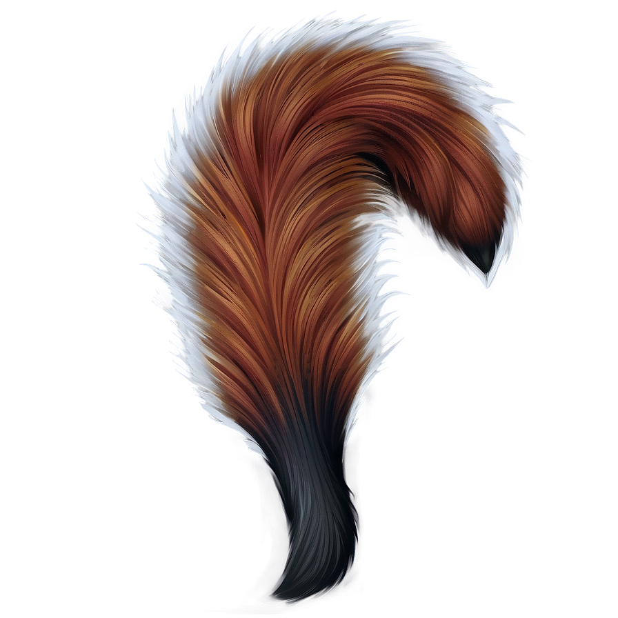 Majestic Fox Tail Representation Png Pxn12