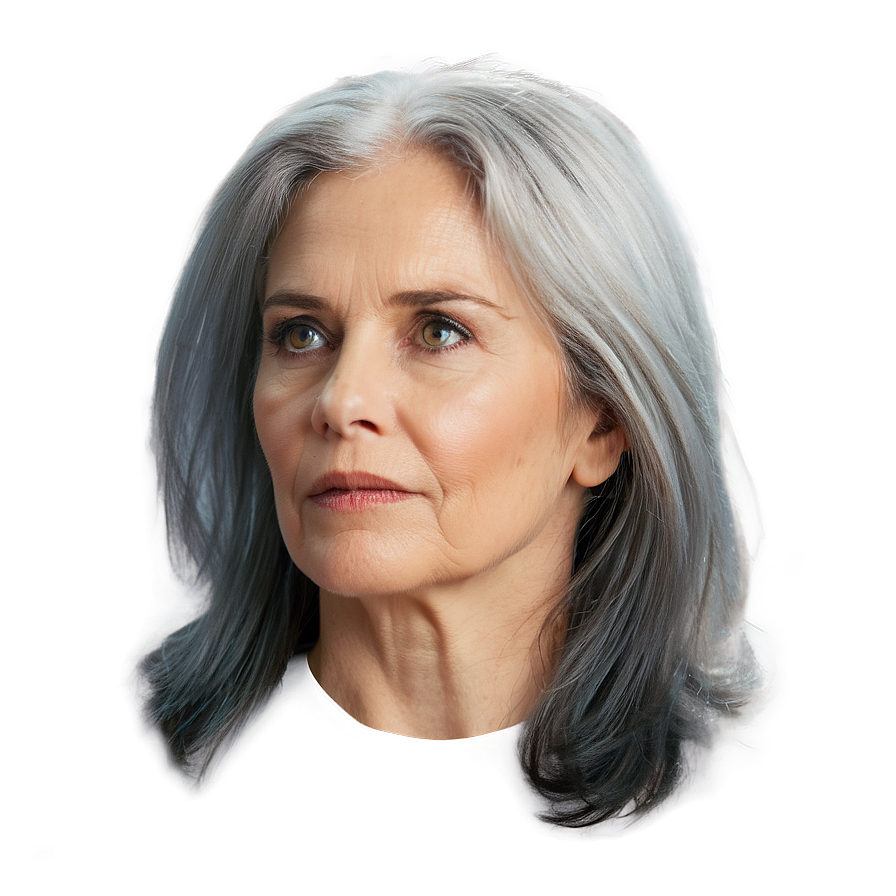 Majestic Grey Hair Png Ffj