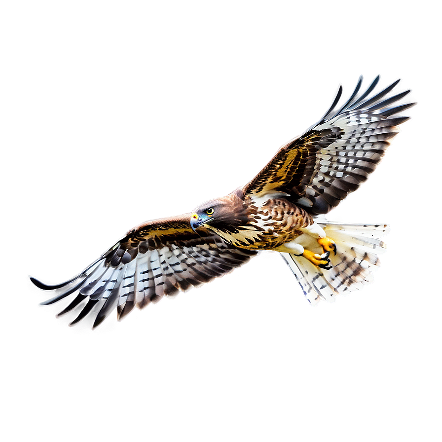 Majestic Hawk Flying Png Gfb