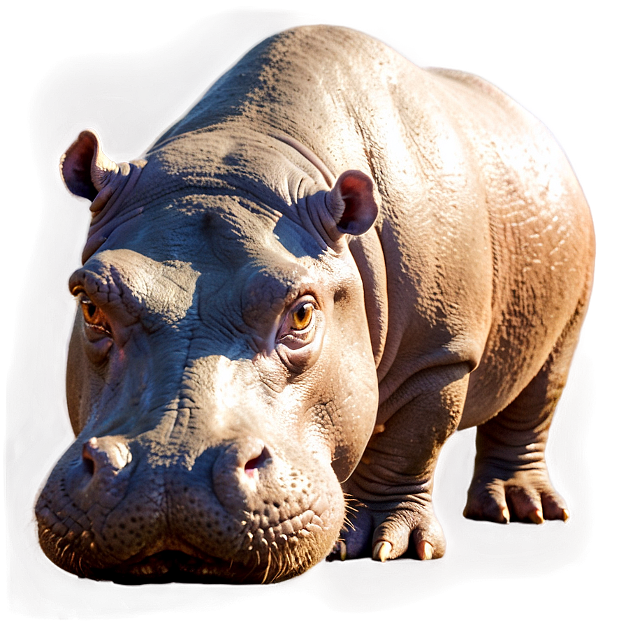 Majestic Hippo Png Coj