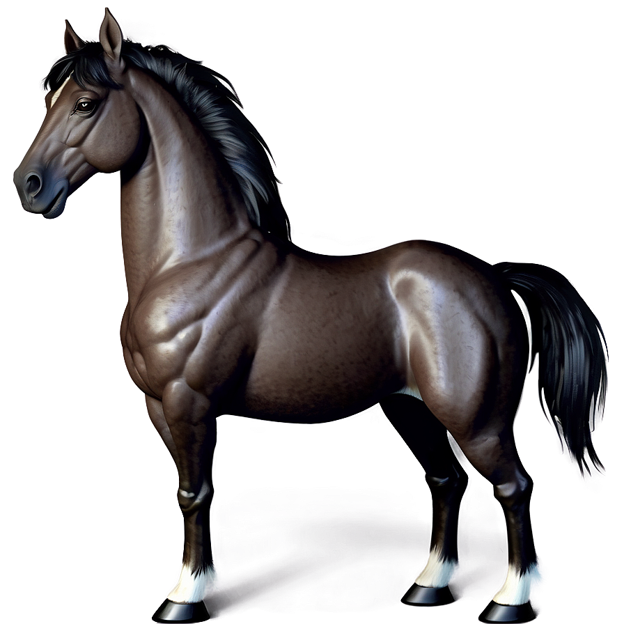 Majestic Horse Cartoon Png 06212024