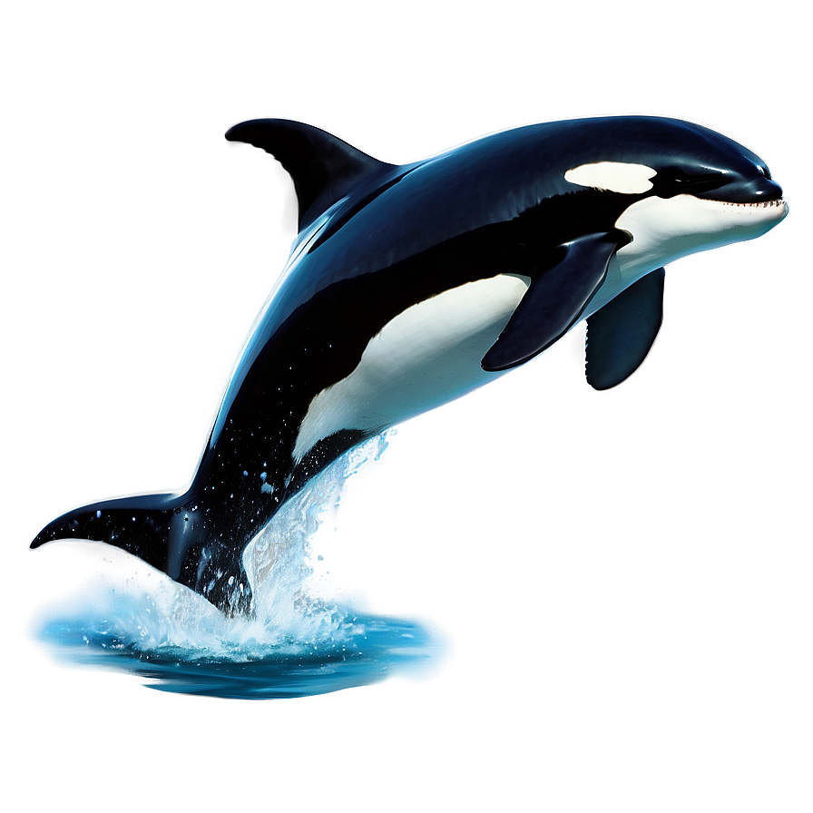 Majestic Leap Orca Whale Png 06292024