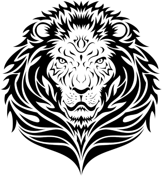 Majestic Lion Tattoo Design