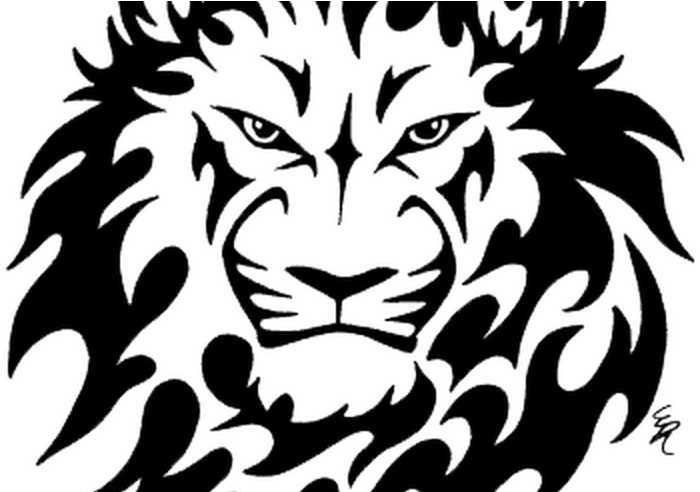 Majestic Lion Tattoo Design