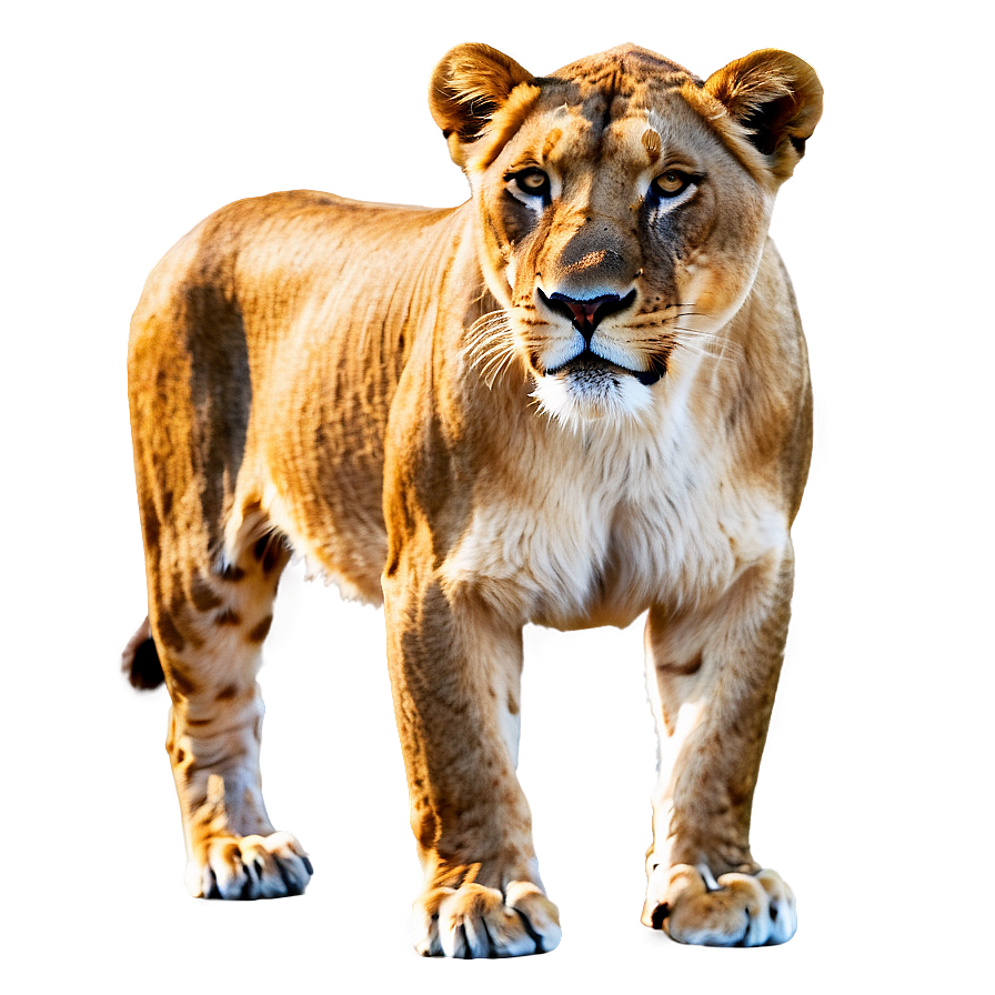 Majestic Lioness Art Png Keq